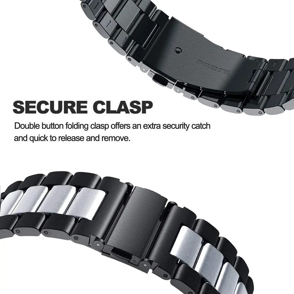 Stainless Steel Wristband Bracelet Watchband - Premium Metal Strap