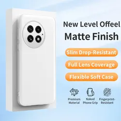 Ultra Thin Matte Shockproof Silicone Phone Case for Oneplus Turbo 6V (Clear)