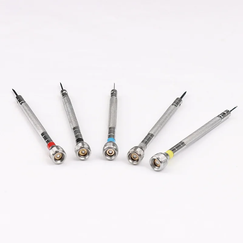 High Carbon Steel 0.6mm-2.0mm Watchmakers Precision Screwdrivers Watch Glasses Flat Blade Small Accessories Repair Screwer Tools