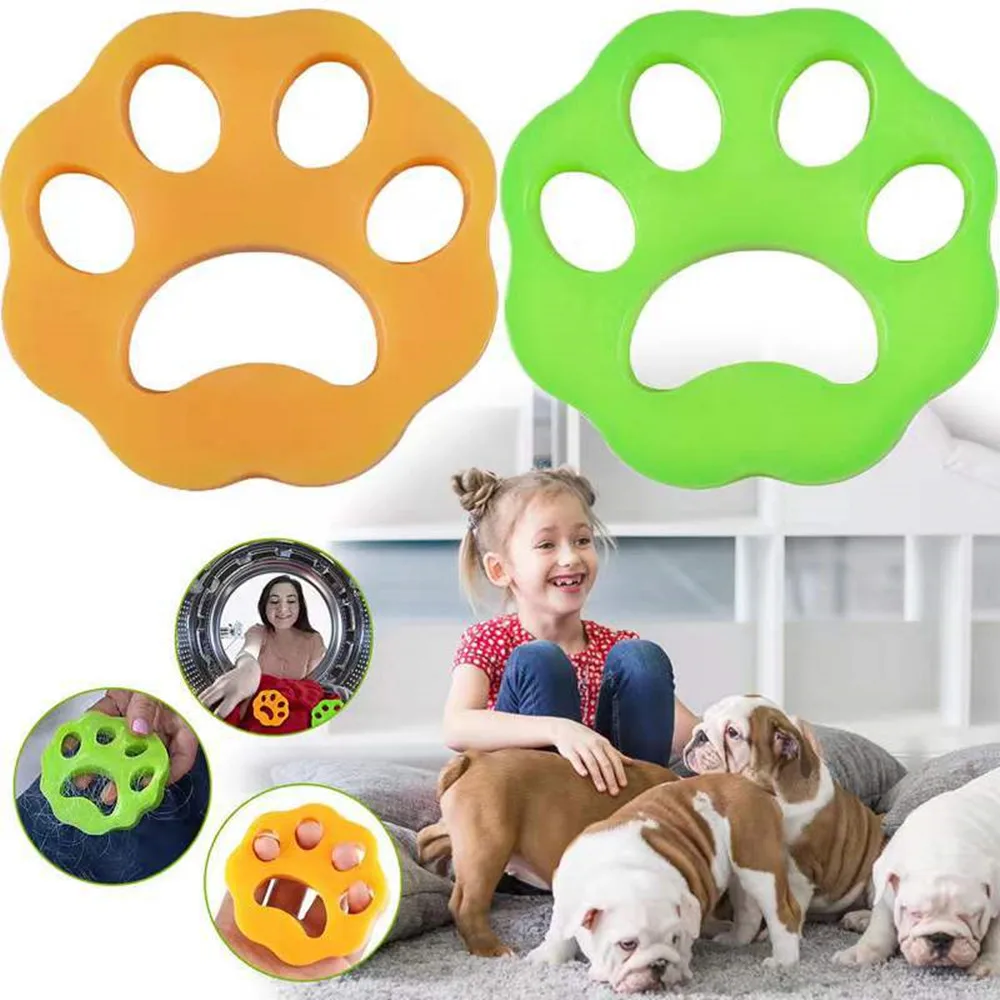 4Pcs Pet Hair Remover Wasmachine Droger Haar Catcher Herbruikbare Kat Hond Bont Kleding Beddengoed Lint Haar Remover Voor wasserij