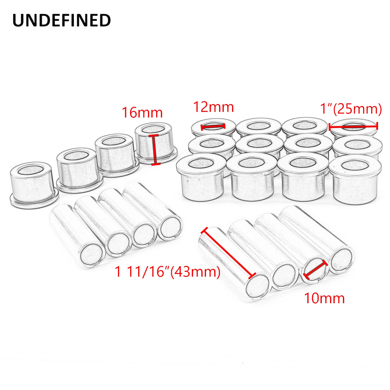 For Honda Sportrax 400 ATV Front Upper Lower A-Arm Bushing Kit