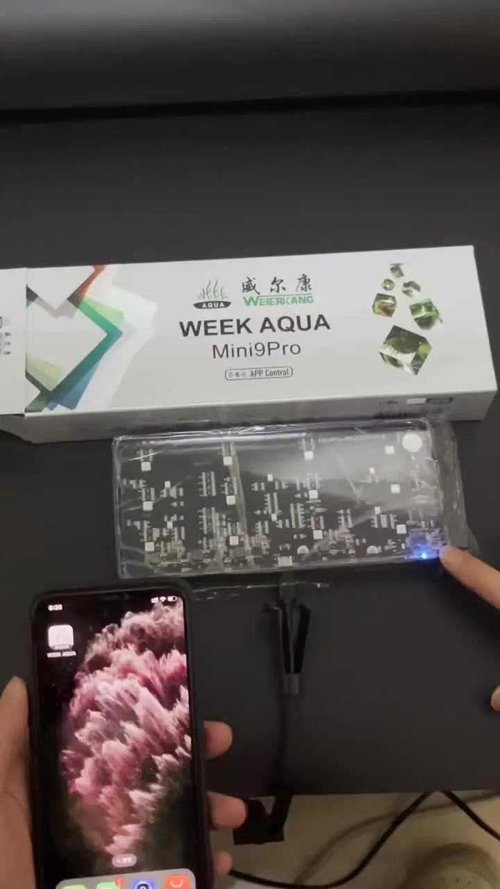 WEEK AQUA Mini9 Pro USB Led aquarium light Plant Grow Full