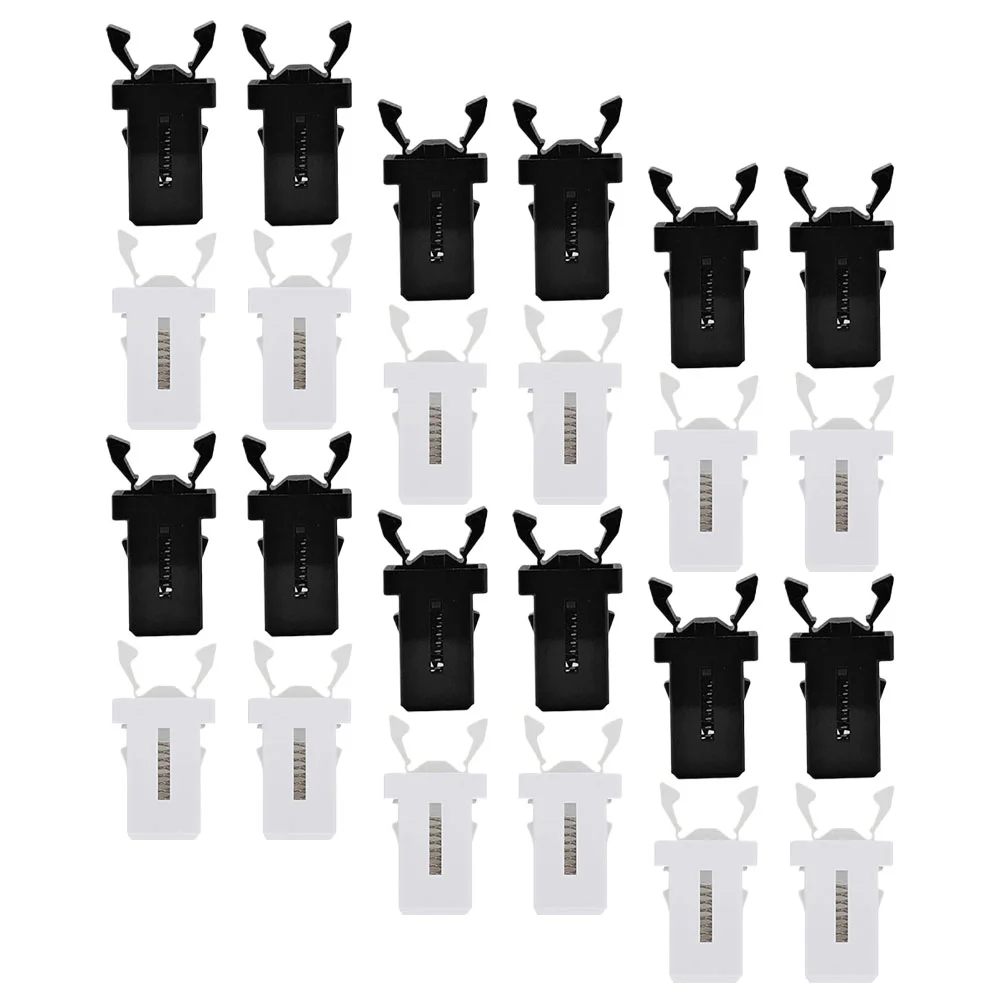 

24 Pcs Trash Can Buckle Lock Garbage Spring Locks Accessories Parts Plastic Door