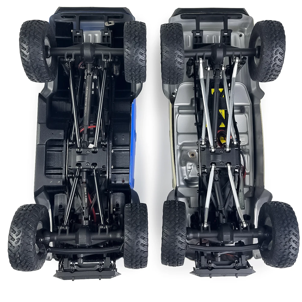 YEAHRUN 2PCS Stahl Mitte Antriebswelle für 1/24 RC Crawler Auto Axial SCX24 Jeep JLU Bronco Basis Camp Upgrade Teile – Detail 11