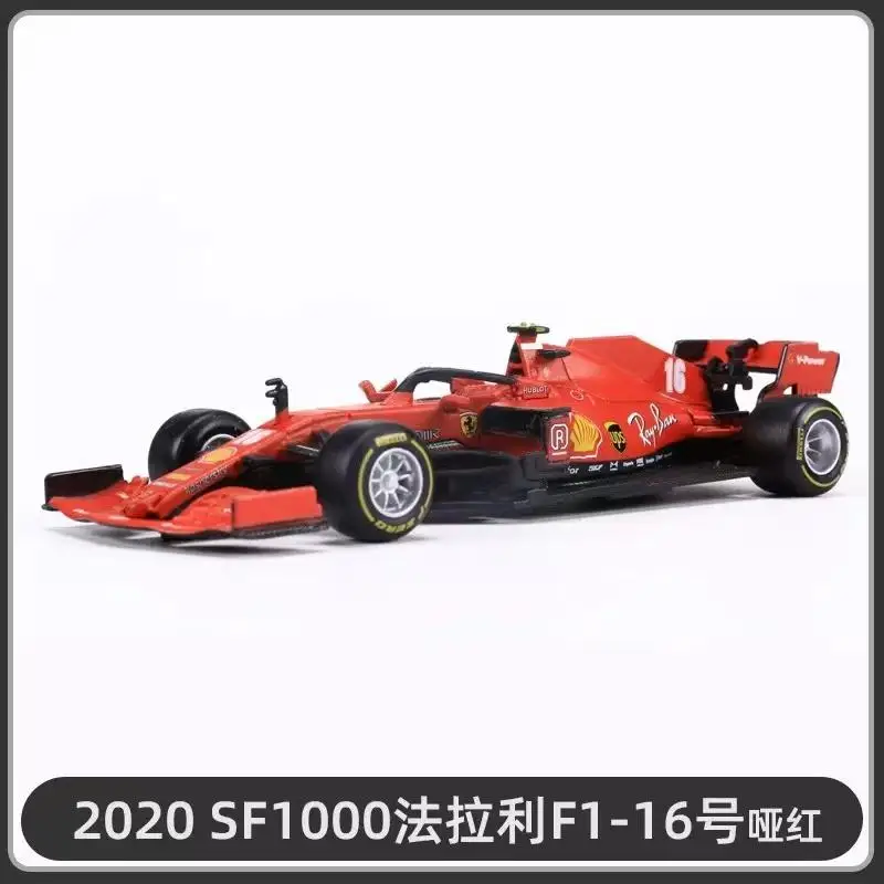 1:43 Ferrari F1 Voiture Saison 2020 Sf1000 # 5 # 16 équipe de voitures de course 1000e anniversaire Simulation alliage voiture Collection cadeau jouet affichage
