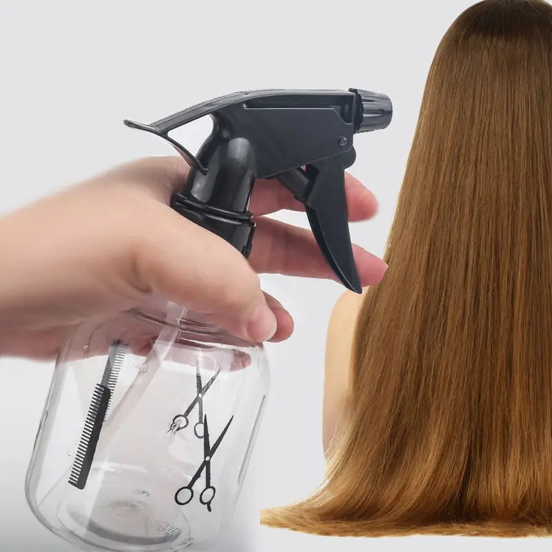 250ML Hairdressing Spray Bottle Salon Barber Hair Tools Water Sprayer Transparent Make-up Style Portable Plastic Spray Bottles spray bottle refillable spray bottle