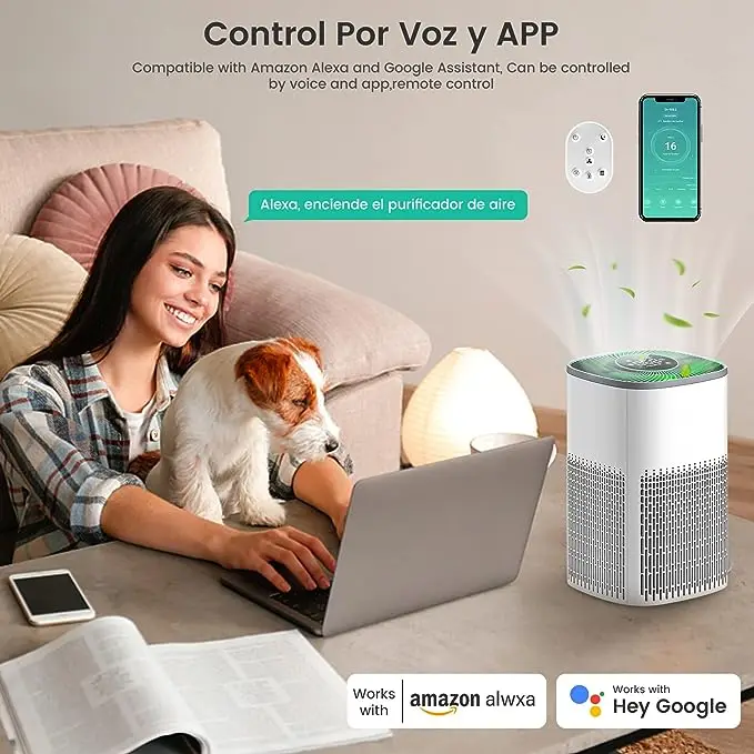 Purificatore D'Aria Smart LEVOIT - Filtro HEPA 99.97% Per Allergie E Peli Animali - Foto 13