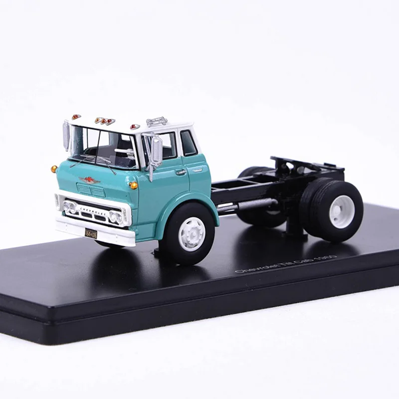 

Resin 1:64 Scale 1960 Tilt Cab Turquo Car Model Blue For Adult Classic Collection Gift Display Souvenir Ornament