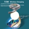 Creative Table Lamp, Rotating Floating lamp, 15W Wireless Charger, Mobile Phone Wireless Charger, RGB Atmosphere Night Light 4
