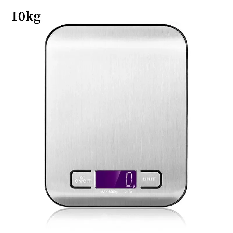 High-Precision LED Display Digital Kitchen Scale with Timer