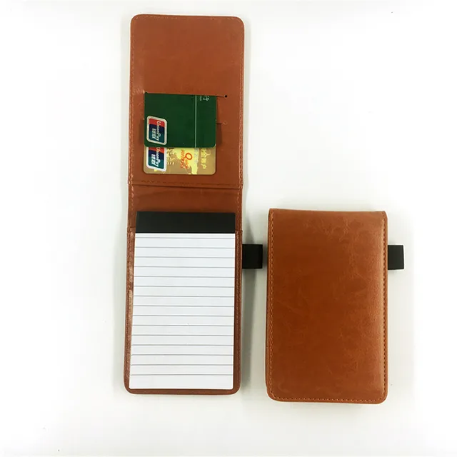 FINEASY Mini Bloc Note de Poche A7 Carnet de Notes en Cuir PU avec