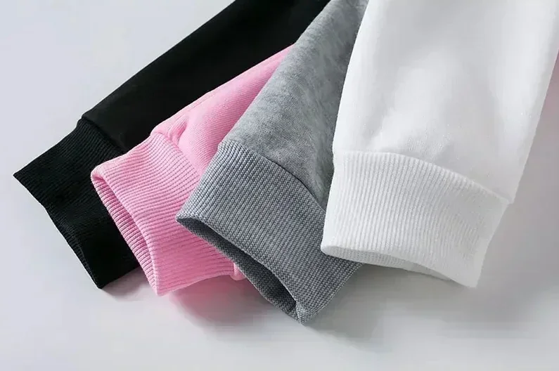 Loose Solid Color Women's Cotton Hoodies Casual Autumn Winter Fleece Sweatshirt Oversize Pullover O-Neck Top Hoody Couple Unisex