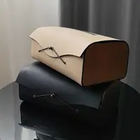 Light luxury Leather&Wooden Tissue Box Home Decor Living Room Paper Box Office Bedroom Hotel Napkin Holder Storage Organizer 2