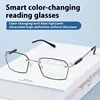 Photochromic Reading Glasses Multi Functional Sunglasses HD Anti Blue Light Anti Fatigue Reading Glasses Are Versatile 3