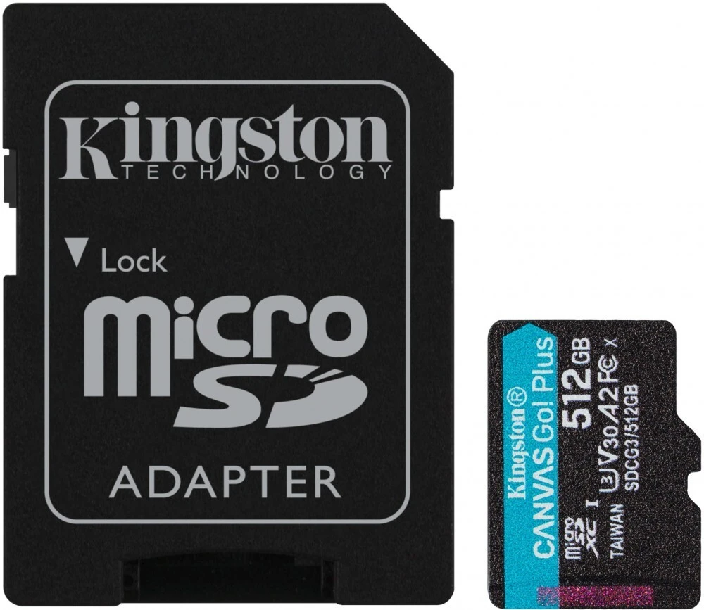 Memory Card 512GB microSD Kingston class 10 + SD adapter (sdcg3/512GB)  |Tarjetas de memoria| - AliExpress