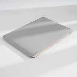 Enhanced PU Laptop Bag - Shockproof Ultra Thin Sleeve, Large Capacity Business Tablet Pouch - 13.6 - 14.2 inch (Grey)
