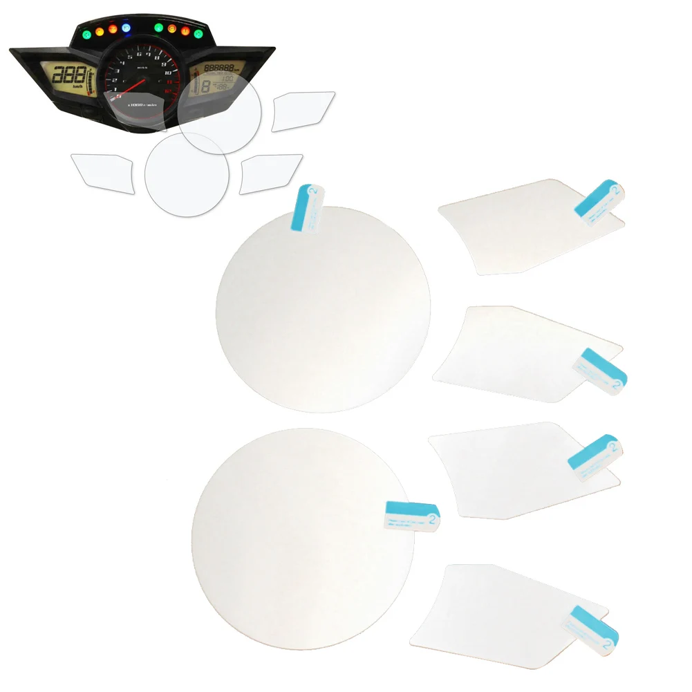 

2 Sets Motorcycle Cluster Scratch Protection Film Dashboard Screen Protector For Honda VFR1200F VFR 1200F 2012-2022