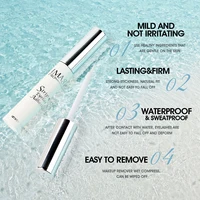 IMAGIC 5ml False Eyelash Extension Glue Waterproof Fast Dry Long Lasting Strong No Irritation Transparent Eyelash Primer Tools 2