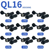 5/10/20Set GX12 GX16 GX20 2 3 4 5 6 7 8 9 10 12 14 15 Pin Male&Female Docking Aviator Aviation Plug Socket Circular Connector 7