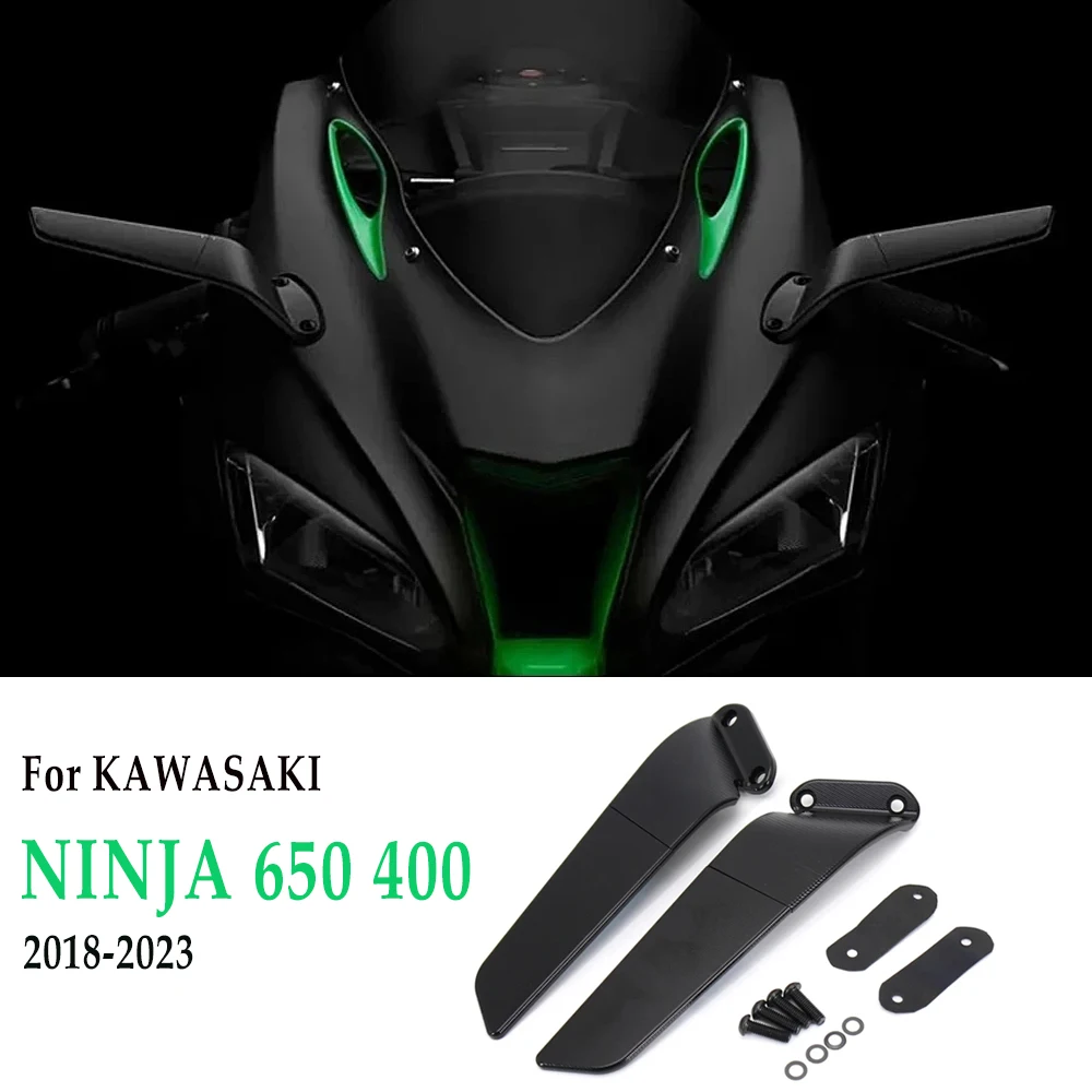

Зеркало заднего вида для KAWASAKI NINJA 650, аксессуары для мотоцикла, зеркало заднего вида, зеркало заднего вида Ninja650 Ninja400, невидимые зеркала 2018-2023