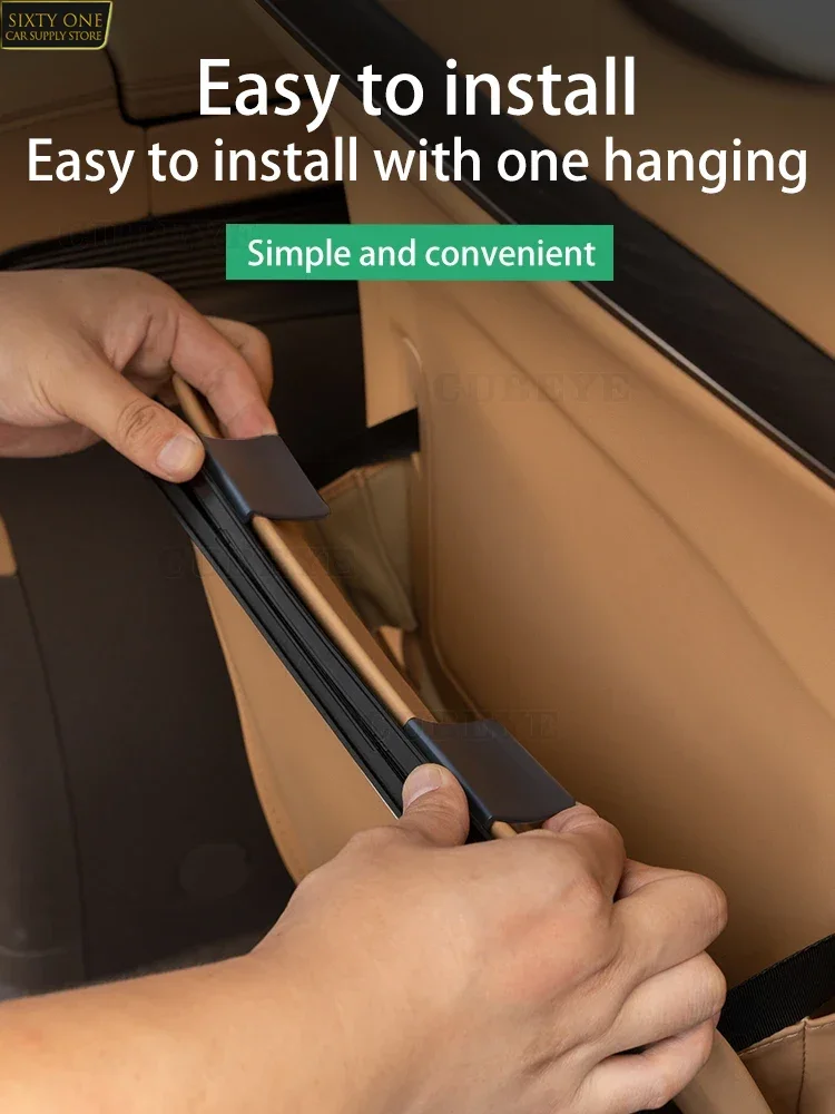 Car Garbage Bag Can For DENZA D9 Rear Seat Hanging In-car Storage and Modified Accessories