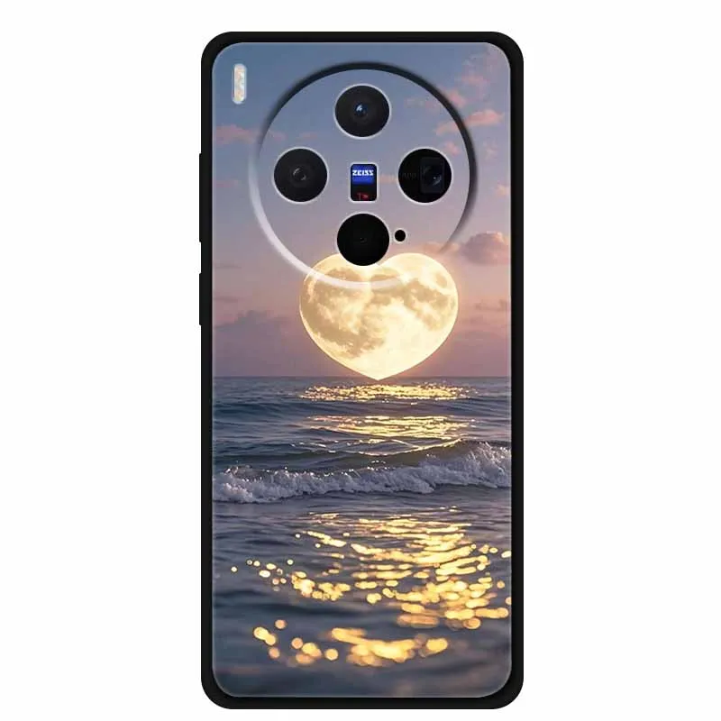 Black TPU Soft Silicone Phone Case  - Fashionable Anime Design with Protective Bumper