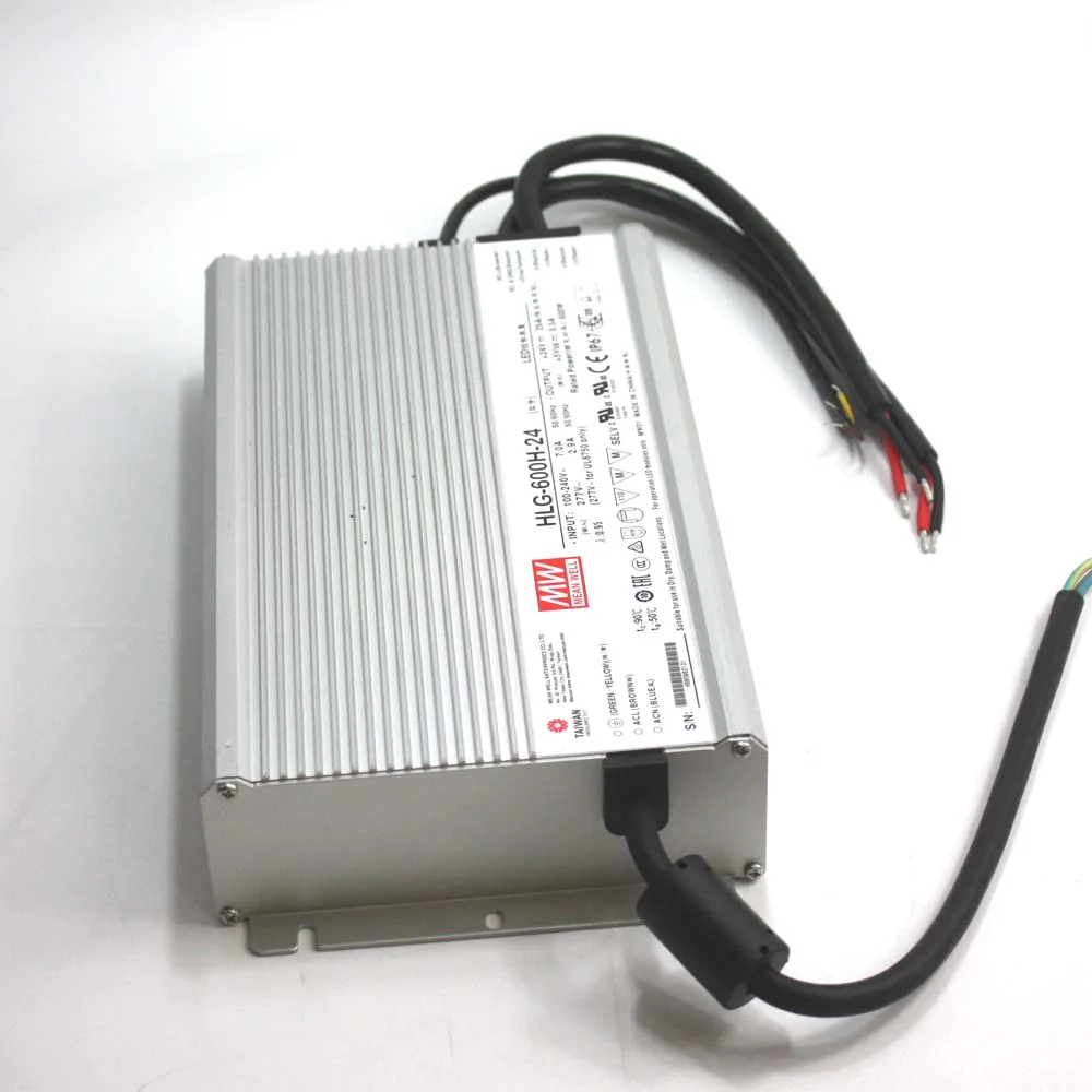Meanwell HLG-600H-24 24V 600w led driver with constant voltage and constant current