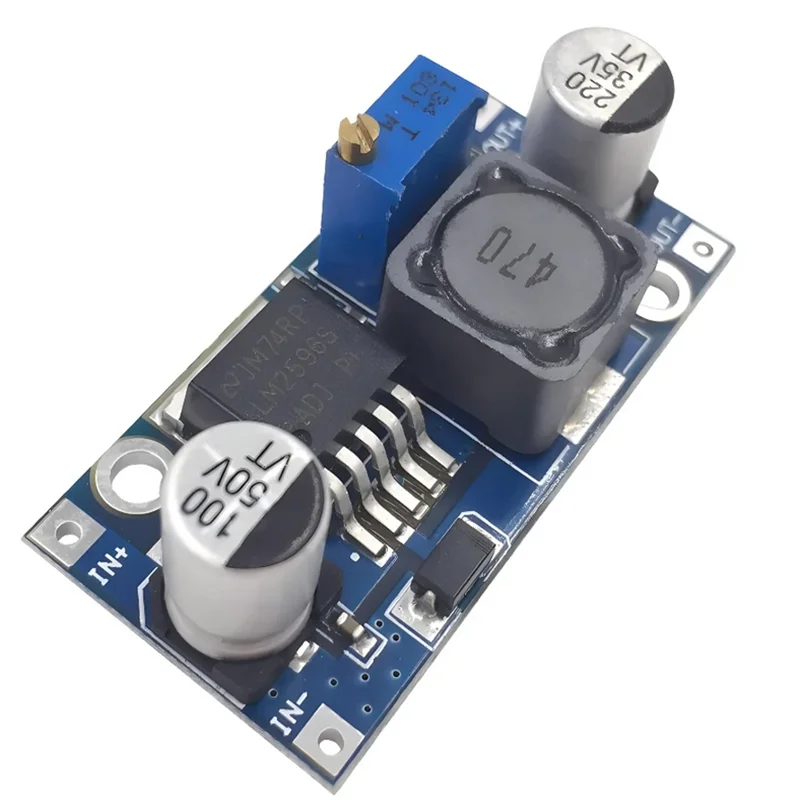LM2596S DC-DC 스텝다운 전원 공급 모듈 3A 조정 가능한 스텝다운 모듈 LM2596 전압 조정기 24V 12V 5V 3V