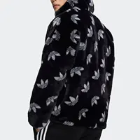 Veste de sport à capuche en fausse fourrure Adidas Originals pour homme HI4656 2