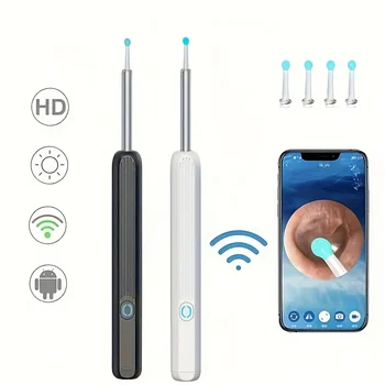 Earwax Removal Tool, High-resolution Camera With ° Angle Of View And 6 LED Lights, Allow To Clearly See Every Corner Of Ear Can 1