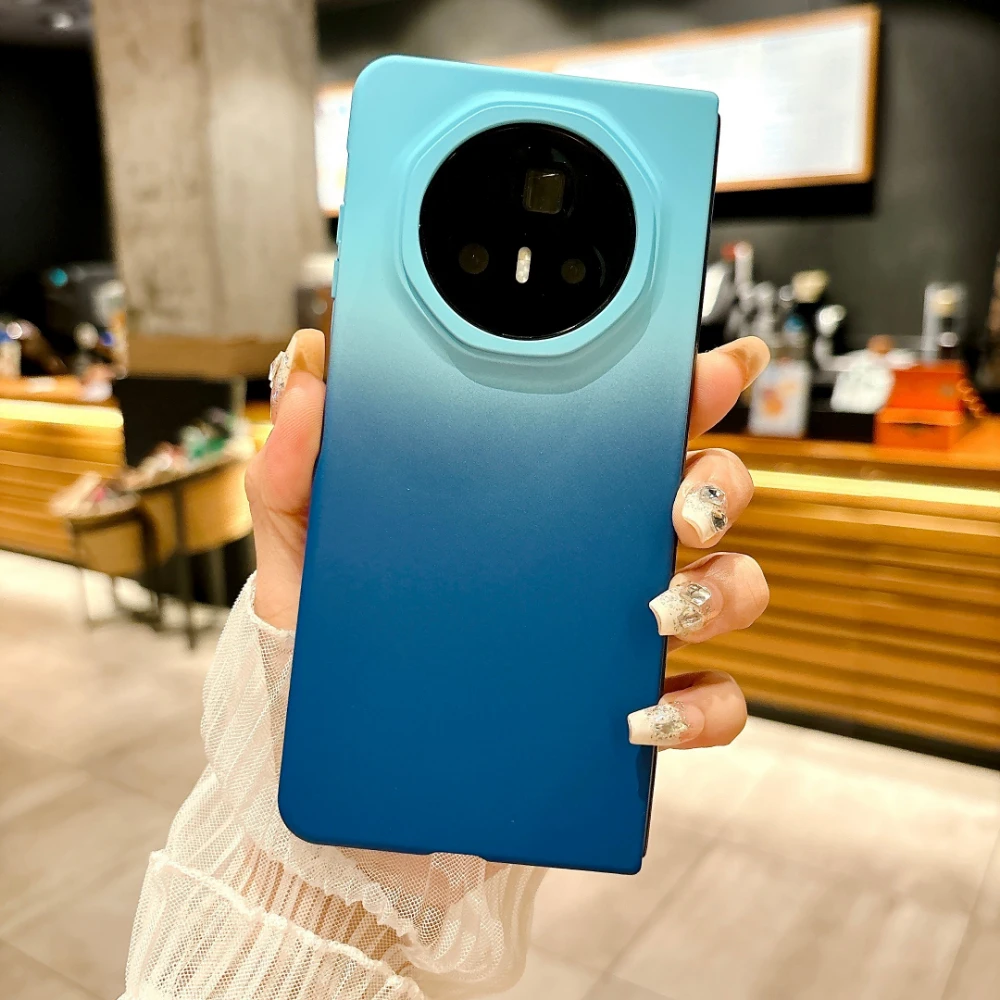 Two-Tone Gradient Shockproof Phone Case - Protective Back Cover