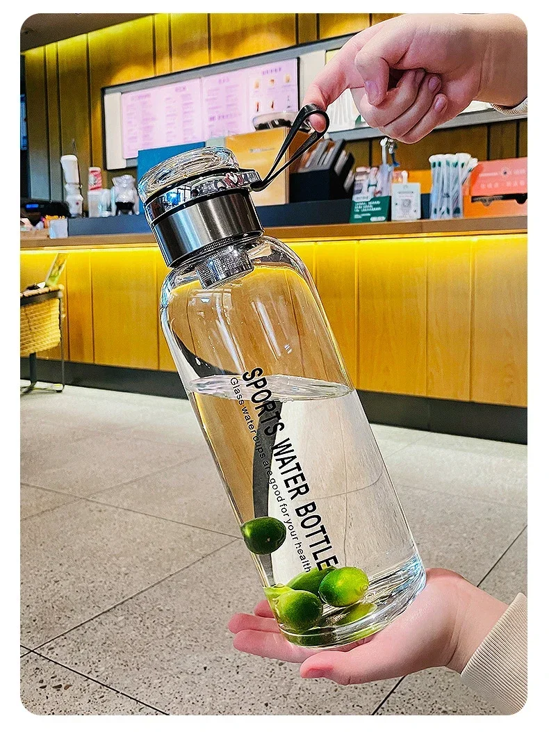 Transparent Juice and Milk Bottle
