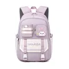 2024 Kitten print Primary School Backpack 1-6 Grade Cute Colorful School Bags For Girls Waterproof Large Capacity Schoolbags sac 1