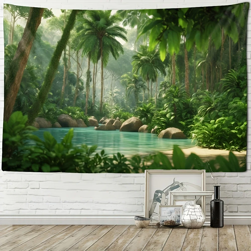 Tapisserie de forêt tropicale luxuriante 2