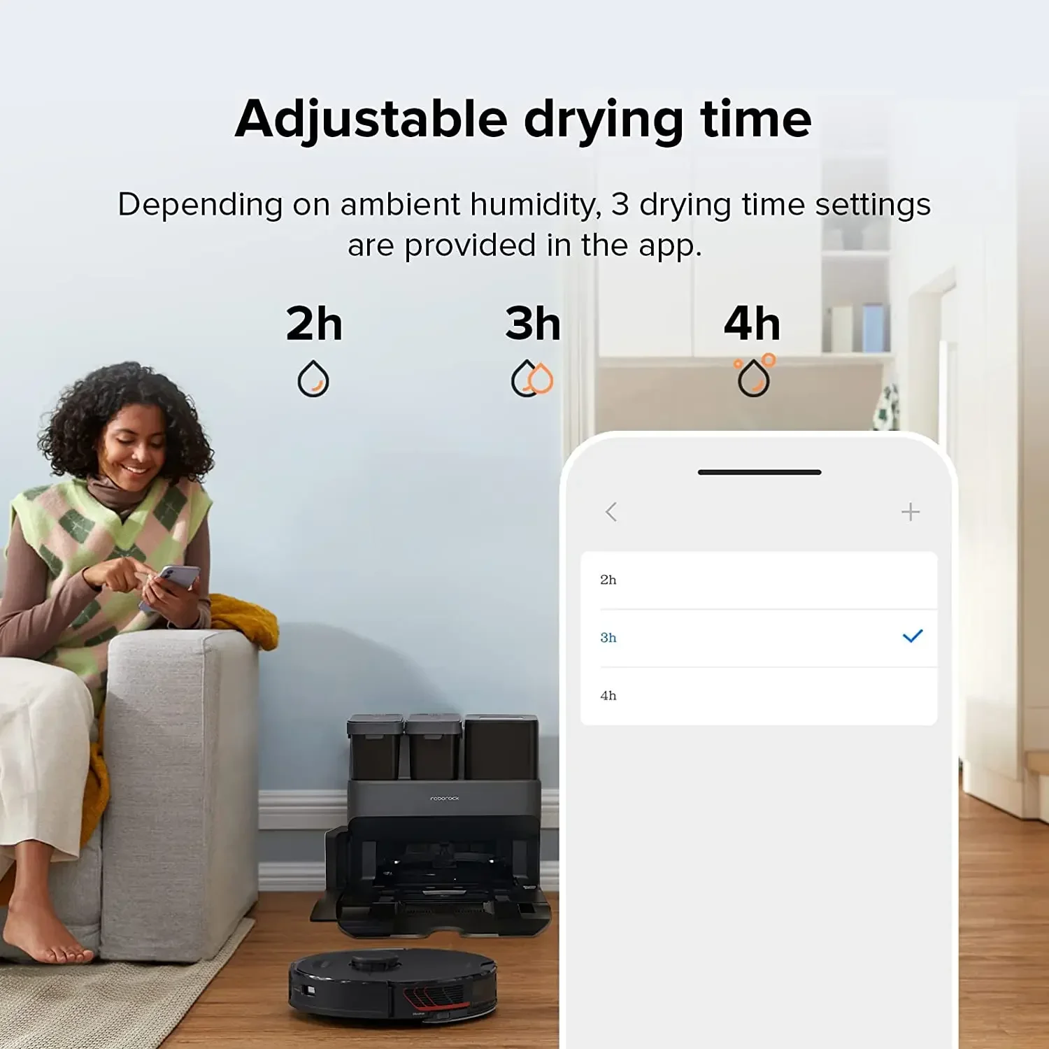 Roborock スマート乾燥モジュール　S7 MaxV Ultra Amazon.co.jp: オリジナルスマートドライヤーモジュール、モップ