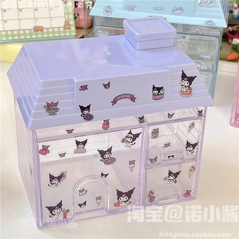 Sanrio Storage Box Kawaii My Melody Cinnamoroll Anime Cartoon Cute Student  Dormitory Household Cosmetics Drug Storage Toys Girls - AliExpress