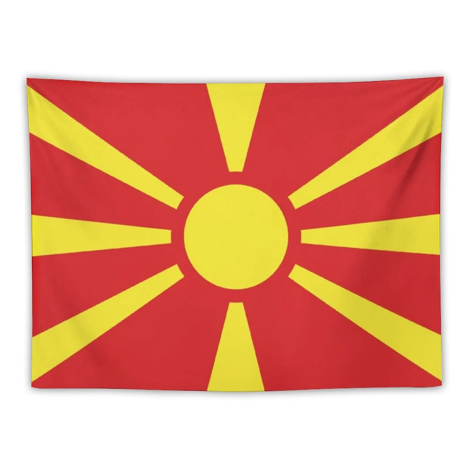 

Flag of North Macedonia Tapestry Room Decorator Decor For Bedroom