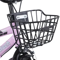 Vélo pour enfant de 14 pouces avec siège réglable et roues auxiliaires, vélo enfant pour apprendre à rouler 6