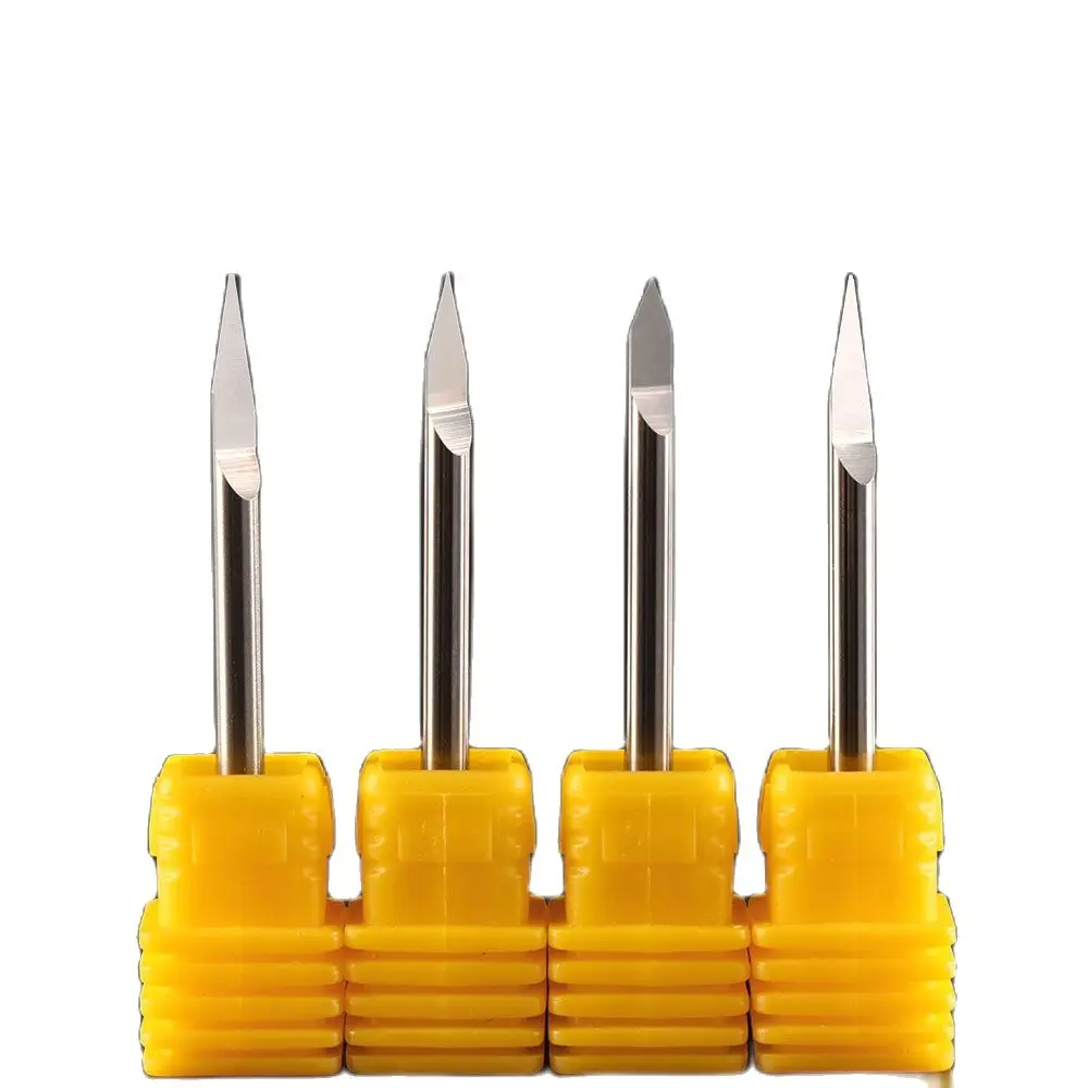 

Weitol Metal engraving tool 10 pcs/Lot 3A 3.175mm V Shape Bottom Carbide PCB Engraving Bits CNC Router Tool 0.1mm