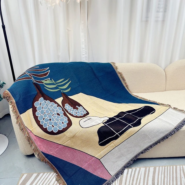 jiafei? Throw Blanket Decorative Sofa Blankets Camping Blanket