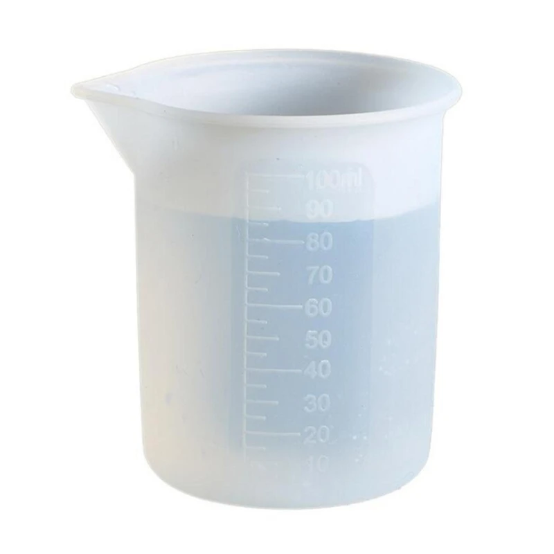 

Fast Reach 30ml Resin Cup with Precise Scale for DIY Jewelry Silicone Measuring Cup Reusable Mixing Cup Non-Stick Silicone Cup