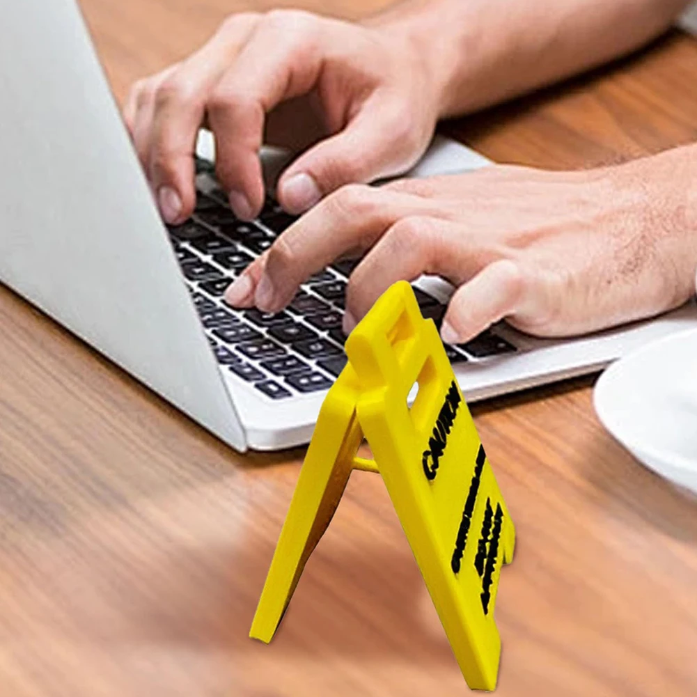 Caution Overstimulated Desk Sign Desk Caution Sign Funny Do Not Approach Table Sign Decorative 3D Printed for Coworker Teammate