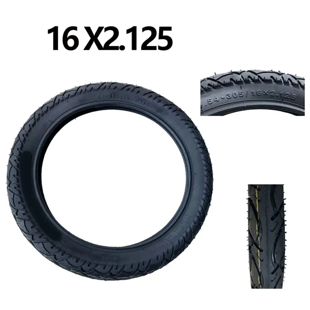 16x2.125 Bike Tire 16 Inch Bicycle Tire And Inner Tube, 54-305 Tire Compatible With Motorcycle Electric Bike, RoyalBaby Joystar Dynacraf Kids Bikes