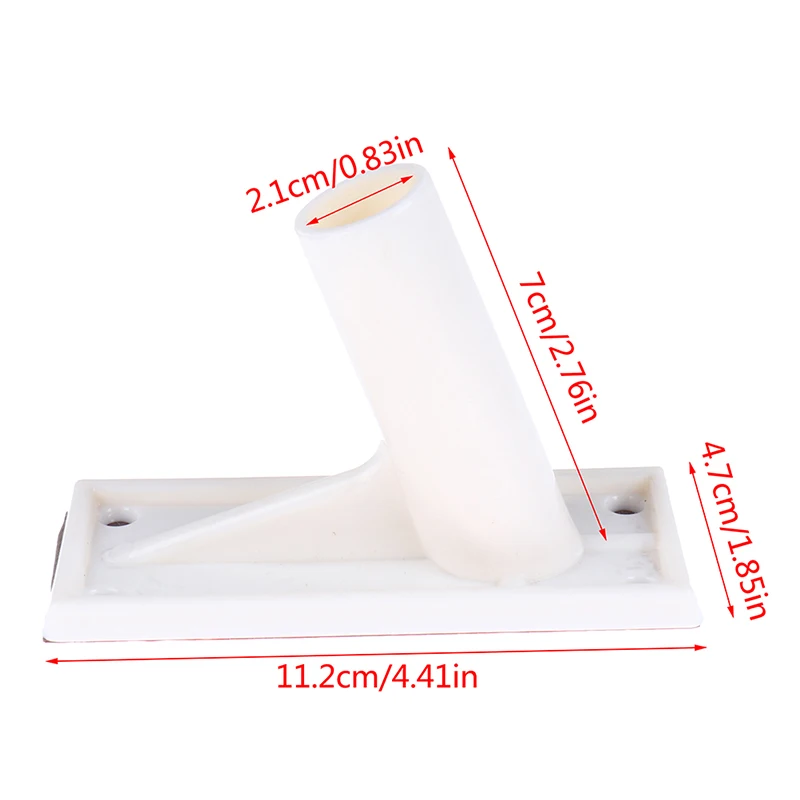 Anti Rust Display Garden Outdoor Punch Free Bracket Paste Stable Durable Flag Pole Holder Wall Mounted Accessories Patio