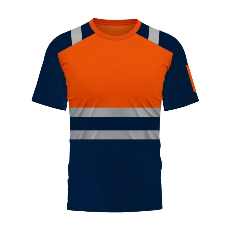 Summer Work Shirt Breathable Quick Drying Sweat Wicking High Visibility Oversized