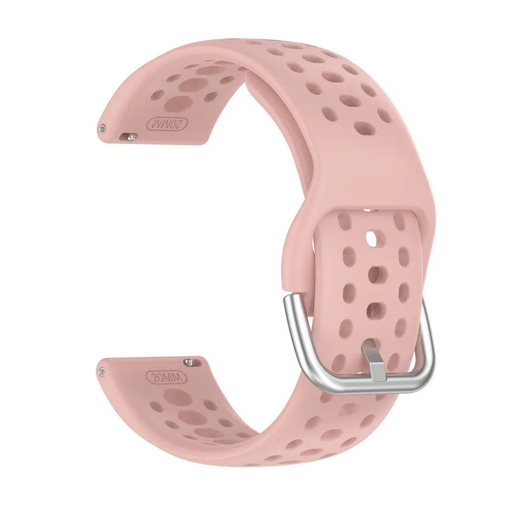 Women's Breathable Sport Silicone Watchband - Soft Replacement Strap