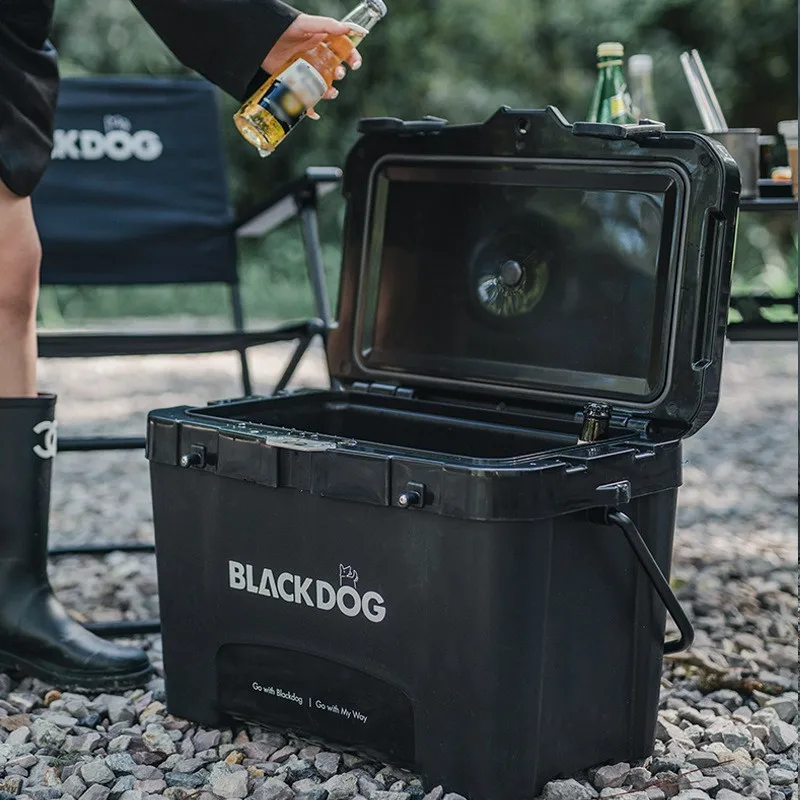 Outdoor Refrigerator Blackdog Outdoor Camping Refrigerator Portable Outdoor Camping Ice Block Cold Preservation Ice Bucket Car refrigerator