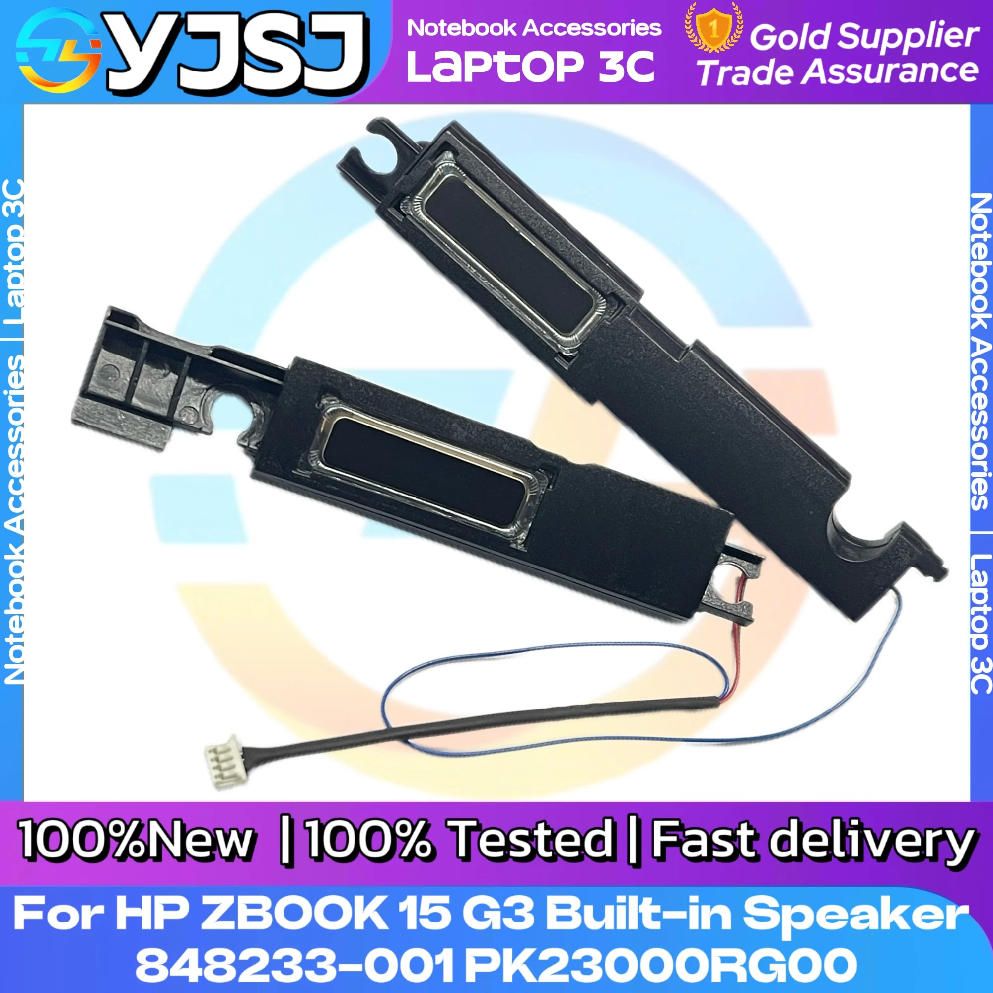 Original Laptop Speaker Built-in Speaker Audio For HP ZBOOK 15 G3 ZBOOK15 G3 848233-001 PK23000RG00