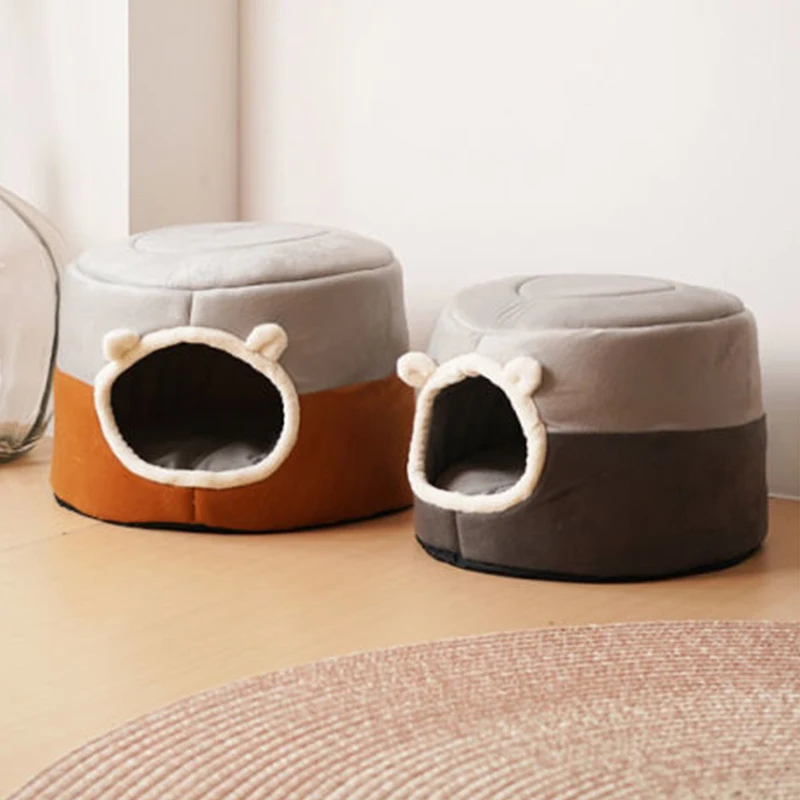 New Winter Deep Sleep Comfort Cat Bed Iittle Mat Nest Cats Tent Cozy cat-mrrp-while-comfy-on-bed-youtube
