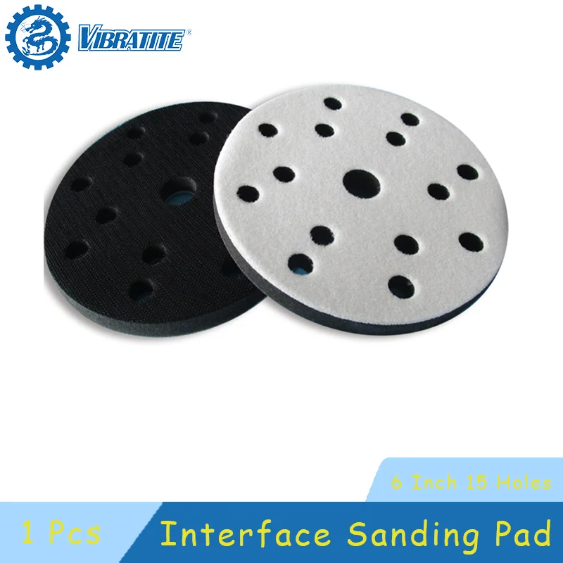 6 Inch 15 Holes Interface Sanding Pad Interface Pad 1 Pcs 150mm ...
